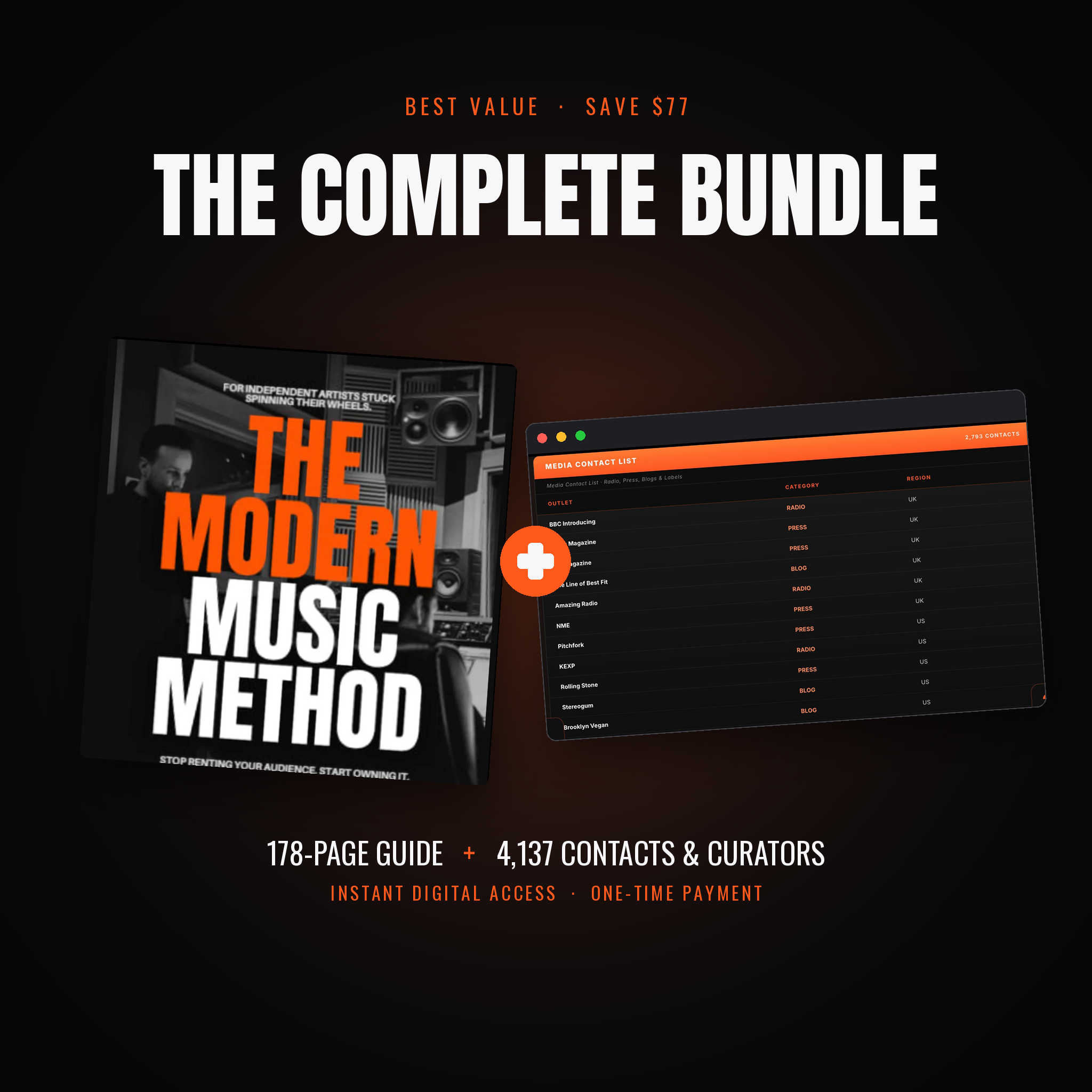 The Modern Music Method + The Complete Industry Contact List